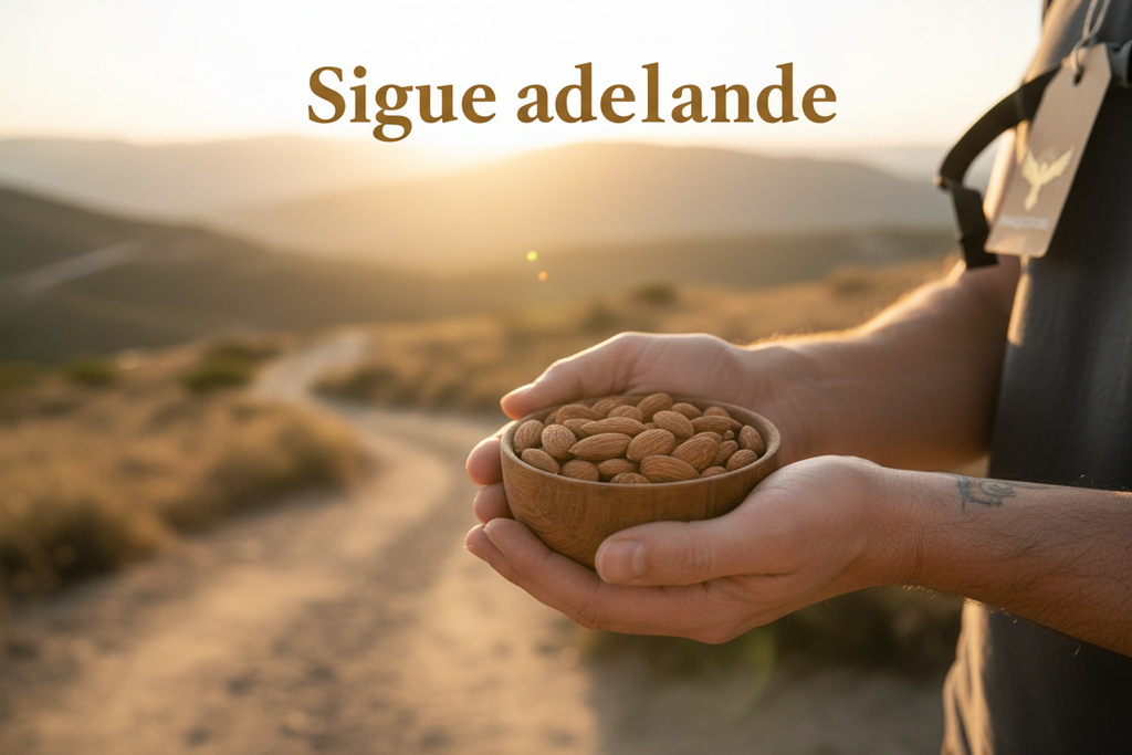 Almendras después de una jornada activa