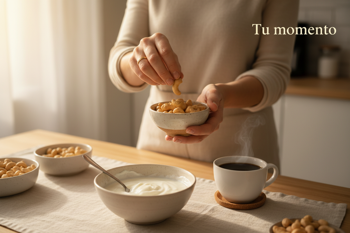 Castañas de cajú para comenzar el día