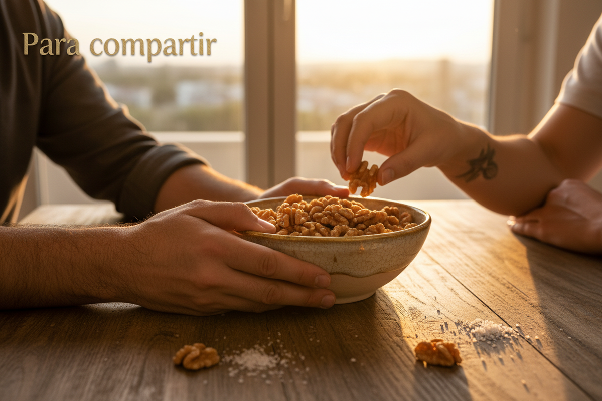 Nueces para compartir