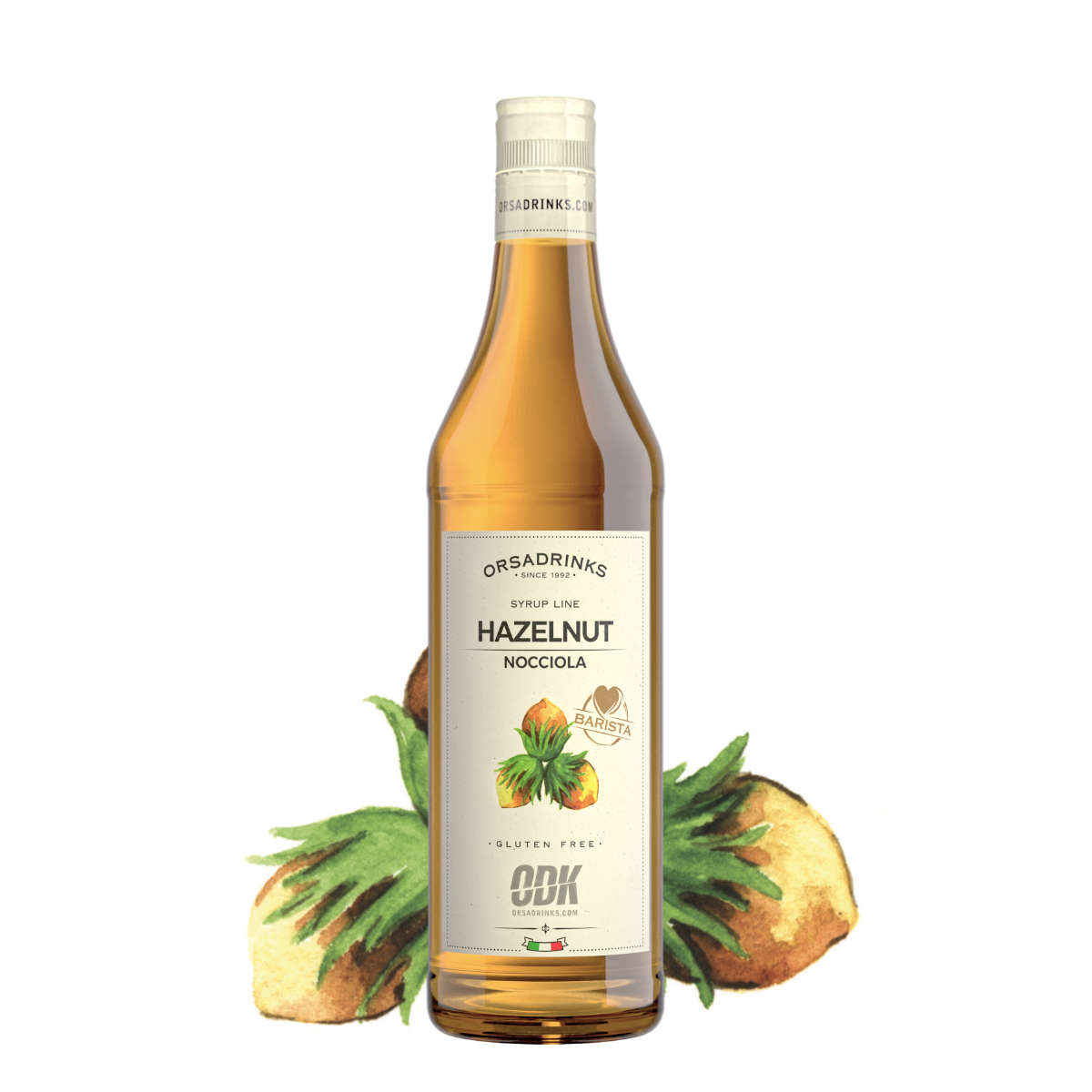 SYRUP ODK Italiano AVELLANA (HAZELNUT) 750ML